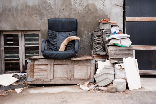 Types of business waste segregated for removal