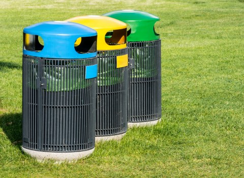 Efficient waste management benefits on a construction site